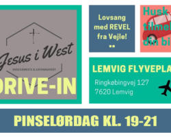 Jesus i West lander på Lemvig Flyveplads
