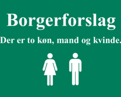 Der er to køn – nu som borgerforslag