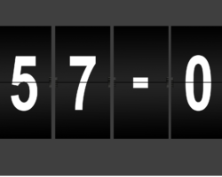 Nu siger jeg det: Der står 57-0