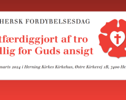 Luthersk fordybelsesdag: Retfærdiggjort af tro